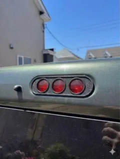 ハイマウントストップランプカバー　ジムニーハスラーエブリィ等　スズキ車対応　黒◯のサムネイル