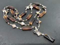 M6597 色石　ネックレス　ヴィンテージ アクセサリー