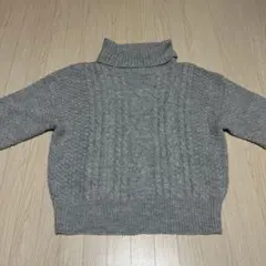ハイネックニット BROWNY グレーニット