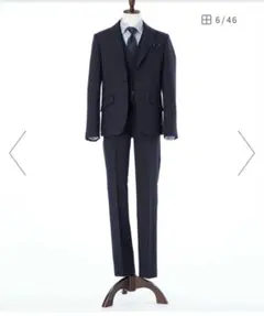 超美品　フォーマルスーツ 卒業スーツ 6点セット ジュニアスーツ　150