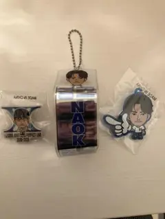 三代目JSB〔NAOKI〕小林直己ピンバッジ✴︎ キーホルダー 3点セット