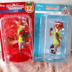 Disneyクリスマスオーナメントくじ　ニック　2対セット