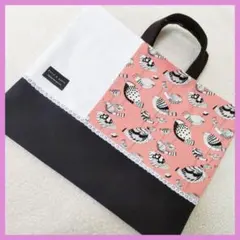 北欧鳥　レッスンバッグ　絵本袋　入学入園　ハンドメイド