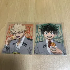 僕のヒーローアカデミア　ヒロアカ　セブンイレブン　ステッカー　爆豪　緑谷