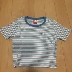 DC SHOES マルチボーダー リブ Tシャツ Mサイズのサムネイル