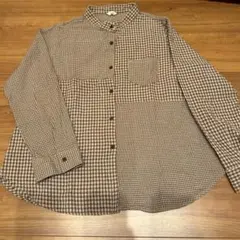 チェックシャツ レディースl