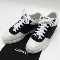CHANEL スエード プラットフォーム スニーカー ココマーク 試着のみ 
