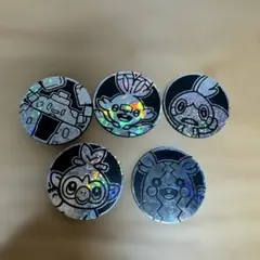海外公式!】メッソン・サルノリ・ヒバニー ポケモン コイン (silver