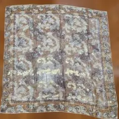 LUCIANO　SOPRANI ルチアーノソプラーニ　シルク100%大判スカーフ