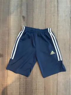 adidas ハーフパンツ 120 ネイビー 3本ライン