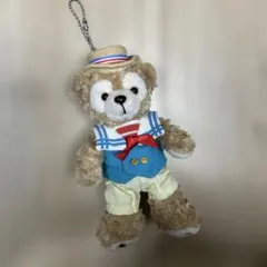 ダッフィー　ぬいぐるみバッチ　2010 麦わら