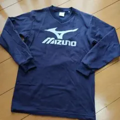 MIZUNO 長袖Tシャツ ネイビー 140cmのサムネイル