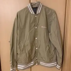 Champion ナイロンジャケット M オリーブグリーン
