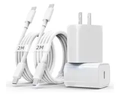 充電器 Type c PD 20W タイプc 急速充電USB ケーブル 2M