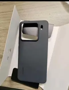 iPhone用シリコンケース グレー