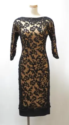 Tadashi Shoji ノースリーブひざ丈ワンピース US 4 - メルカリ