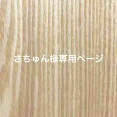 さちゅん様専用ページ