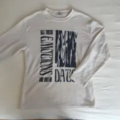 韓国グラフィックプリント 長袖Tシャツ