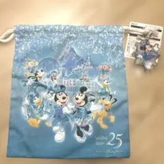 ディズニーシー 25周年 ミニスナックケース おてふきキャリー おまけ