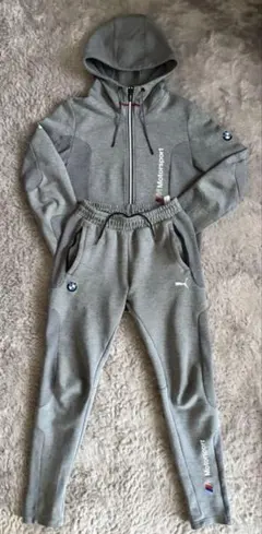 美品‼️廃盤‼️PUMA BMW Motorsport xs グレーセットアップ