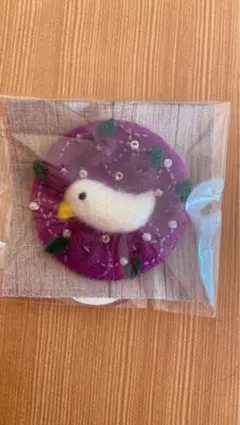 小鳥ブローチ⑦