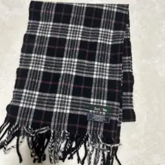 EAST BOY ラムウール チェックマフラー