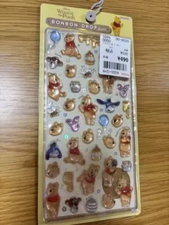 プーさん ボンボンドロップシール　ディズニー