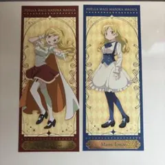 魔法少女まどか☆マギカ ナムコ 特典 ビッグイラストカード 巴マミ 2枚セット