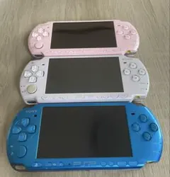 PSP-3000 2000 本体セット ピンク ホワイト ブルー