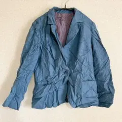 訳ありお得★ ジャケット アウター ブルー レディース テーラードジャケット