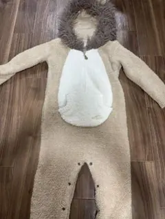 ジェラートピケ キッズ ライオンフード付き着ぐるみ S