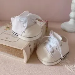 ダッフィー&フレンズ ぬいぐるみ用 シューズ 白 スニーカー