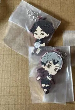 ハイキュー!! でふぉラバ！白鳥沢学園・稲荷崎キーホルダー 北信介 角名倫太郎
