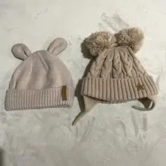 プティマイン　ニット帽　セット