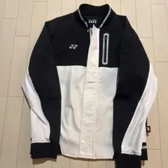 YONEX ウォームアップジャケット M ブラック/ホワイト