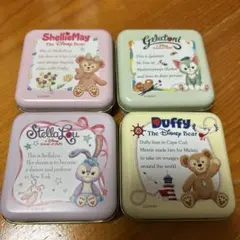 東京ディズニーシー ダッフィー＆フレンズ 空き缶 4個セット