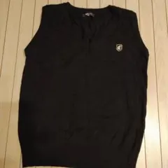 コムサイズム■ベスト■黒■160