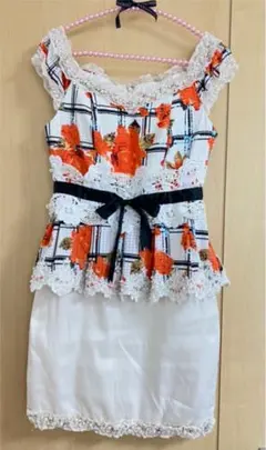 値下げ中❣️anキャバドレス ワンピース　花柄