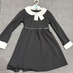 フォーマルドレス 120cm 黒と白