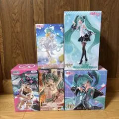 最新プライズ含む　初音ミク フィギュア まとめ売り 5点セット 初音ミク フィギュア 5点セット まとめ売り - メルカリ