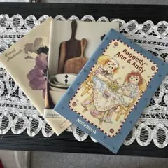 Raggedy Ann & Andy ノート 3冊セット