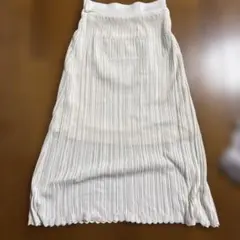 GU ニットスカート ホワイト