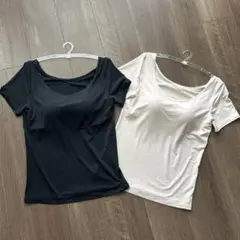 2枚セット　エアリズム　ブラTシャツM