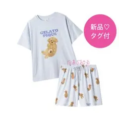 新品タグ付♡ ジェラートピケ ドッグワンポイントTシャツ&ショートパンツのサムネイル