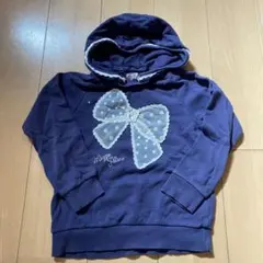 メゾピアノ　トレーナー　フードあり　130