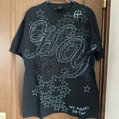 中古 HY ASSE!! 03 Tour Tシャツ XL ブラック 星柄