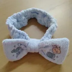 【ほぼ未使用】BT21 ヘアバンド 1番くじ ブルー