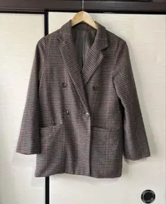 千鳥柄 チェック テーラードジャケット