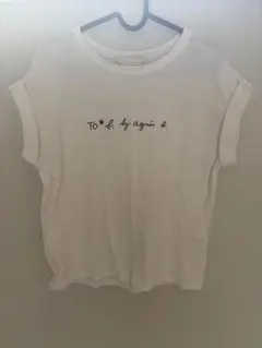 TO* by agnes b. ホワイトTシャツ 半袖