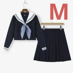 セーラー服 上下セット ネイビー 紺色 Sサイズ - メルカリ